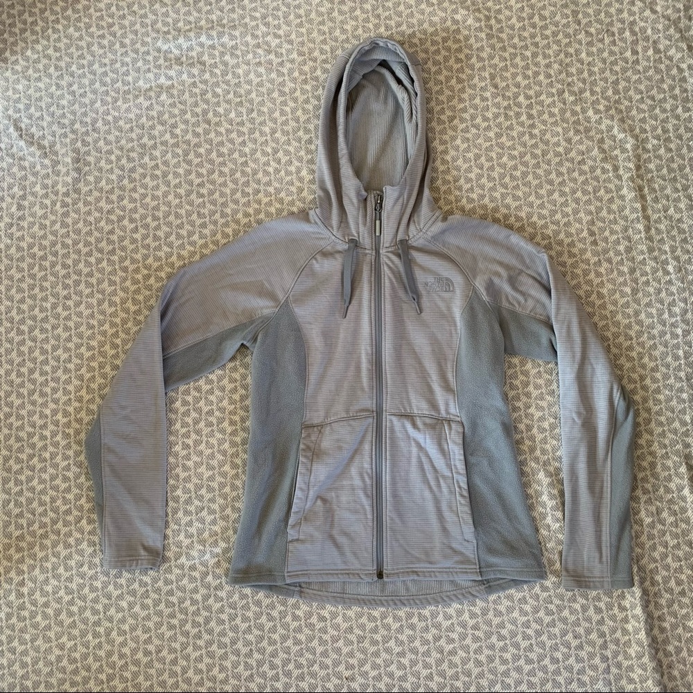 Front Zip North Face Sweatshirt